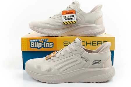 Pantofi sport Skechers Bobs Squad Chaos Slip-Ins pentru bărbați, culoare ecru