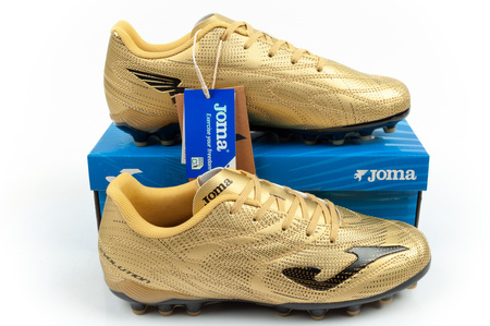 Ghete de fotbal sport Joma Evolution JR 2617 pentru gazon artificial și auriu Orlik