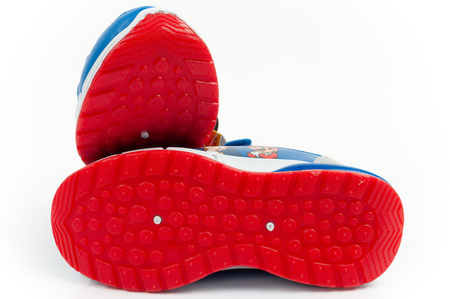 Teniși Leomil Super Mario pentru copii cu lumini LED cu velcro, albaștri