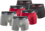 Pantaloni scurți boxer Puma pentru bărbați, pachet de 6 boxeri din bumbac, confortabili