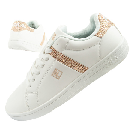 Pantofi sport Fila Crosscourt 2, model sport, confortabili, la modă, albi