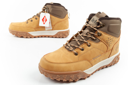 Ghete de drumeție de iarnă Lee Cooper pentru bărbați, izolate, până la gleznă, caramel