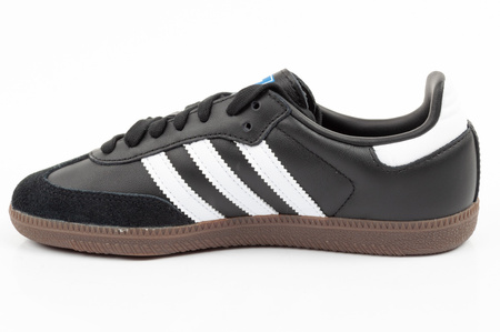 Teniși Adidas Samba OG, piele la modă, negri