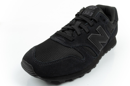 Pantofi sport New Balance 373 pentru bărbați, piele neagră la modă