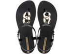 Sandale Ipanema Sandal Class pentru femei, culoare neagră și aurie la modă
