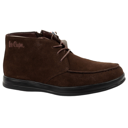 Ghete elegante Lee Cooper pentru bărbați, din piele maro
