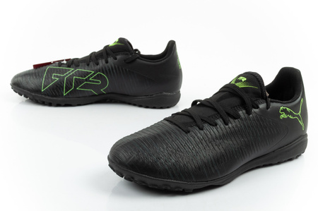 Ghete de fotbal pentru bărbați Puma Future 8 Play TT, negru/verde, pentru gazon artificial