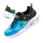 Skechers Meteor-Lights-Krendox [401495L/BKBL] Pantofi sport copii LED, albastru.