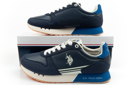 Pantofi sport U.S. Polo Assn, adidași bărbați, la modă, comozi, albaștri