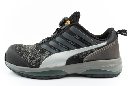 Pantofi de lucru Puma Charge Black Disc Low S1P ESD HRO SRC, Negri BOA