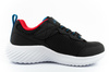Pantofi sport Skechers Bounder pentru copii cu velcro, ușori, la modă, negri