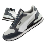 Teniși sport gri din piele pentru bărbați Puma ST Runner v4
