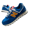 Pantofi sport New Balance 574 pentru bărbați, piele la modă, albaștri