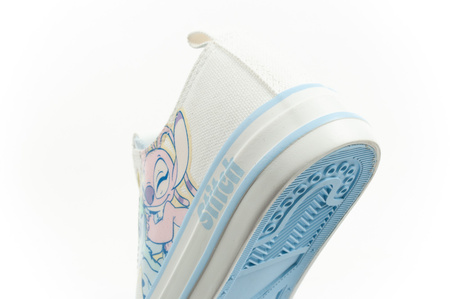 Pantofi sport pentru copii Leomil: Teniși Stitch, confortabili, ușori, albi
