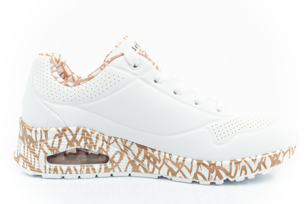 Pantofi sport de damă Skechers Uno - Loving Love [155506/WTRG], alb.