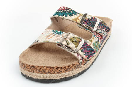 Papuci de damă Lee Cooper, model floral multicolor, confortabili [LCW-25-35-3483L]