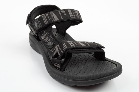 Sandale Lee Cooper pentru bărbați cu velcro pentru vară, plajă, negre ușoare