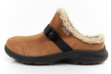 Papuci de damă Keen Hood Clog [1026803] papuci cu piele de oaie, maro.