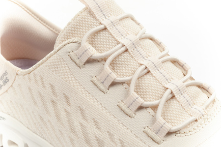 Teniși Skechers Glide-Step pentru femei, pantofi sport confortabili ecru