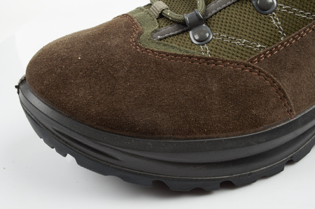 Pantofi de trekking din piele pentru bărbați Aku Cimon Gore-Tex, verde-maro