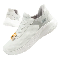 Pantofi sport Slip-On Skechers Bobs Squad pentru bărbați, albi, SLIP-INS
