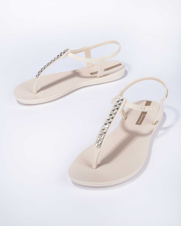 Sandale Ipanema Sandal Class pentru femei, bej, cu strasuri