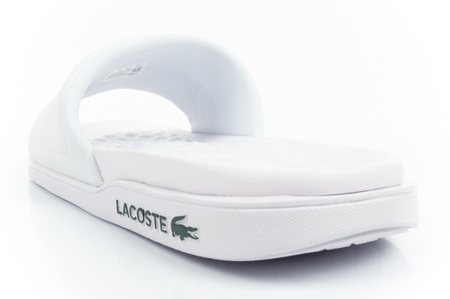 Șlapi bărbați Lacoste Croco Dualiste [201R5] alb.