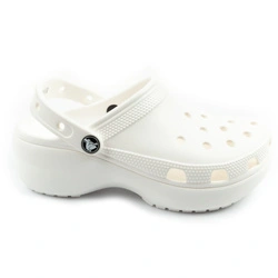 Sandale Crocs Classic Platform pentru femei și bărbați, unisex, la modă, albe