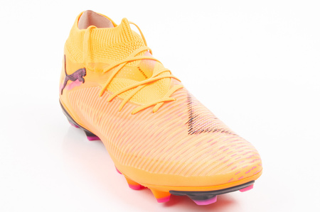 Ghete de fotbal Puma Future 8 Pro FG/AG pentru teren solid, portocaliu neon