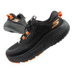 Pantofi de alergare pentru bărbați Skechers Go Run Supersonic Max, negri și portocalii