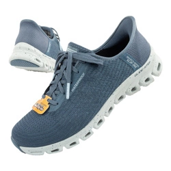 Pantofi sport impermeabili pentru femei Skechers Glide-Step [104571/SLT] Slip-in, albastru.