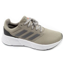 Pantofi sport Adidas Galaxy 6 pentru bărbați, confortabili și ușori, în verde și gri.