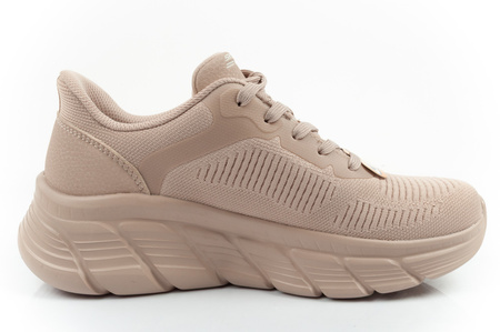 Pantofi sport confortabili Skechers Bobs B Flex SLIP-INS bej pentru femei