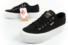 Teniși cu platformă Lee Cooper Canvas Lady [LCW-25-31-3439L], negri.