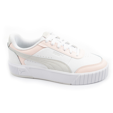 Teniși sport Puma Carina Mia din piele pentru femei, culoare albă
