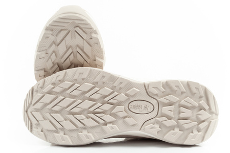 Pantofi de drumeție izolați Lee Cooper pentru femei, crem, piele ecologică