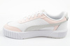 Teniși sport Puma Carina Mia din piele pentru femei, culoare albă