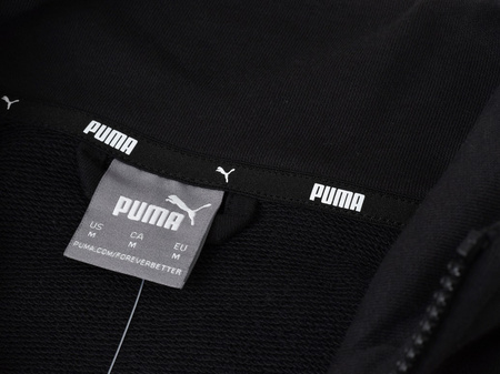 Hanorac sport pentru bărbați Puma Ess cu fermoar [679633 01], negru.