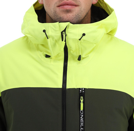 Jachetă sport de iarnă pentru bărbați O'Neill Carbonite Snowboard Ski 10K Verde Negru