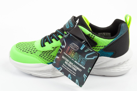 Pantofi sport Skechers Meteor-Lights LED pentru copii, cu velcro, pentru băieți