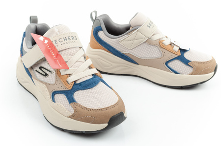 Teniși Skechers Nova Jogger pentru băieți cu închidere Velcro