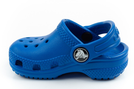 Sandalele Crocs Clog t Blue pentru copii sunt confortabile și ușoare.