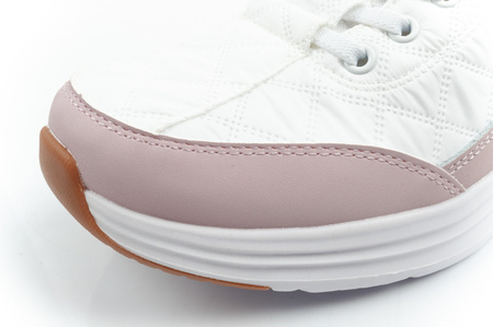Pantofi sport confortabili Skechers Contour Foam White Slip-Ins pentru femei