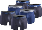 Pantaloni scurți boxer Puma pentru bărbați, pachet de 6 boxeri din bumbac, confortabili