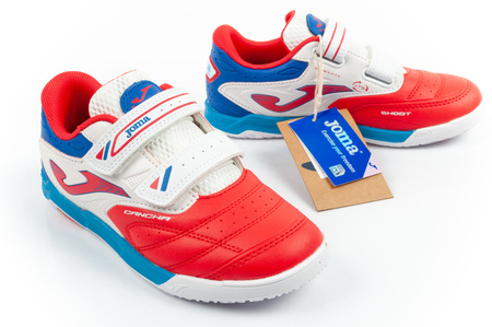 Pantofi sport pentru copii Joma Cancha JR 2606, pantofi de fotbal de sală cu velcro