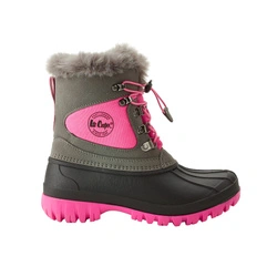 Ghete de zăpadă de iarnă Lee Cooper pentru fete, izolate, roz