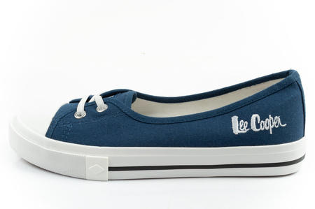 Teniși Lee Cooper pentru femei, balerini albaștri, fără slip-on