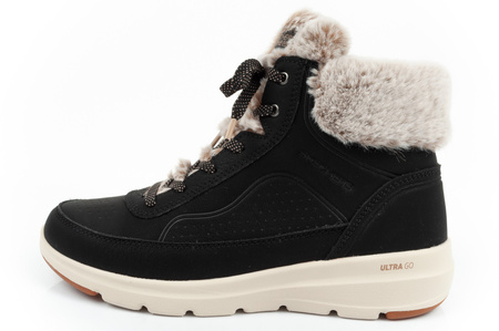 Pantofi sport de iarnă Skechers de damă [144199/BLK], negru.