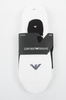 Șosete Emporio Armani Calza Micro-Foot, Bumbac Alb, Set 3
