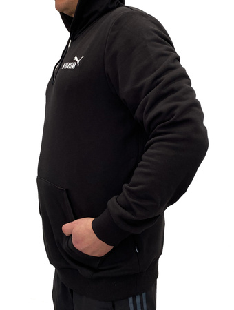 Hanorac sport pentru bărbați Puma Ess Logo [679631 01], negru.